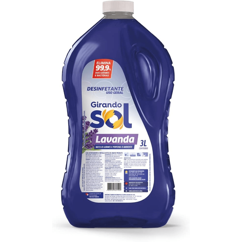 Desinfetante Girando Sol Lavanda 3l
